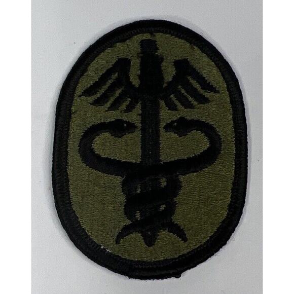 Other - U.S.Army Health Services Command Insignia Shoulder Patch Black on green